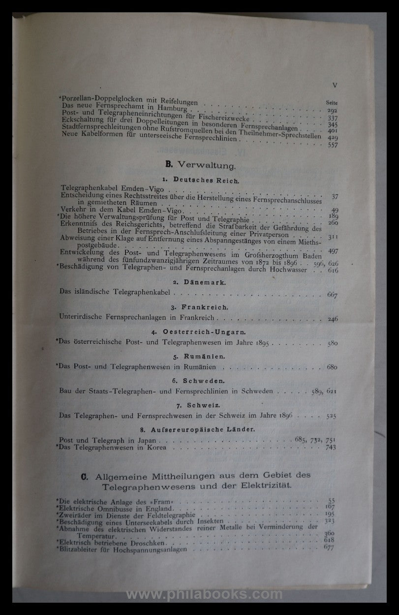 1897, archive for postal history and telegraphy, supplements to the official...