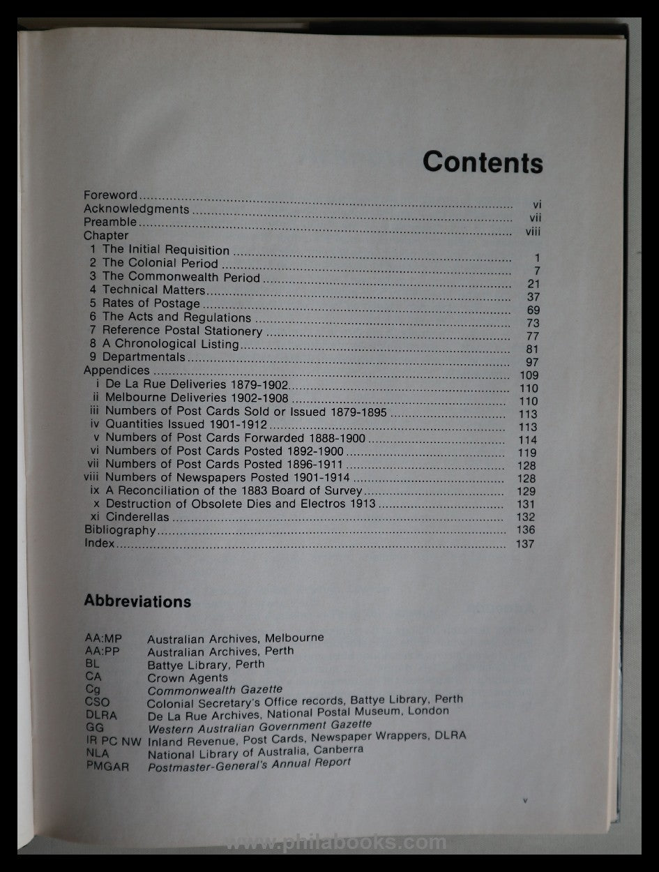 Pope, B./ Thomas, P., Western Australia, The Postal Stationery to ...