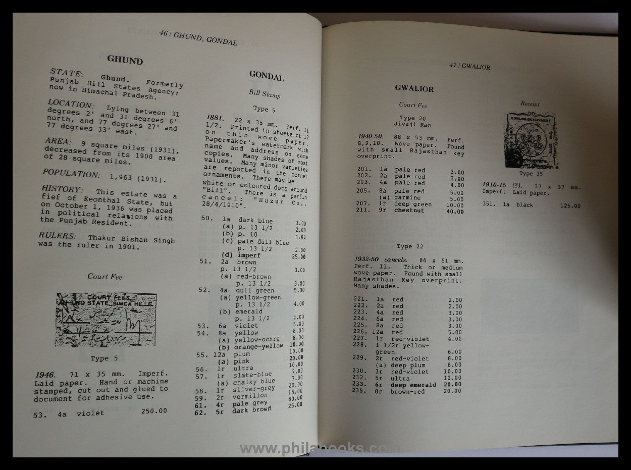 Koeppel/Manners, The Court Fee and Revenue Stamps of the Princely ...