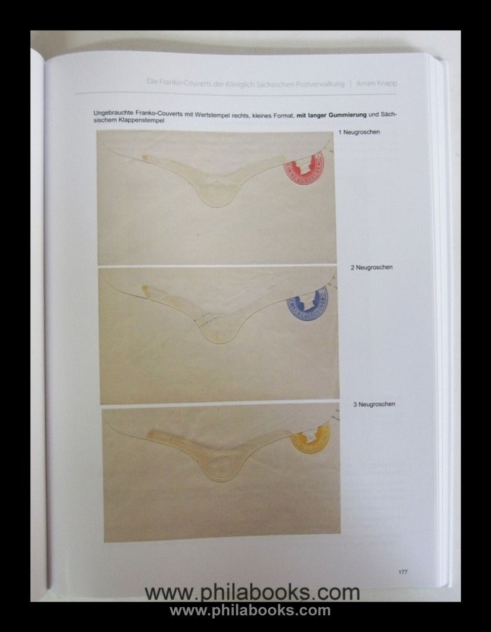 Knapp, A., The Franco envelopes of the Royal Saxon Postal Administration ...