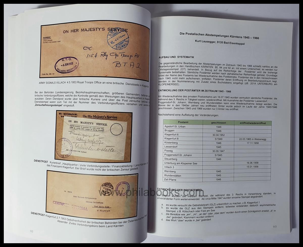 Carinthian Philatelist Club (ed.), Handbook Carinthia '14, specialist book ...