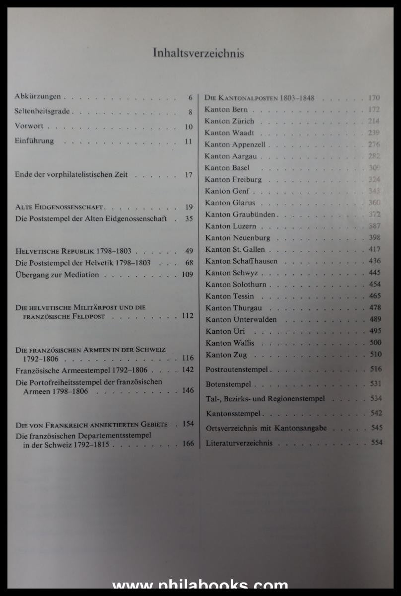 Winkler, JJ, Handbook of Swiss Pre-Philately 1695-1850, the ...