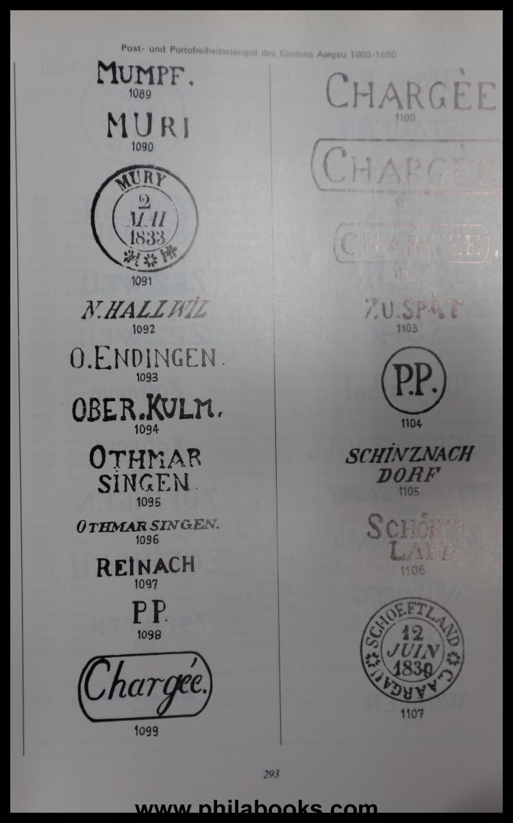 Winkler, JJ, Handbook of Swiss Pre-Philately 1695-1850, the ...