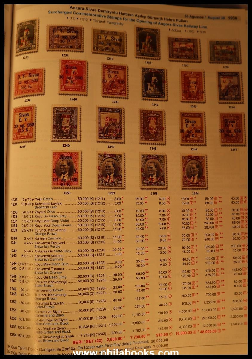 Isfila 2018, Türk Pullari Catalogu/Turkish Postage Stamps Catalogu ...