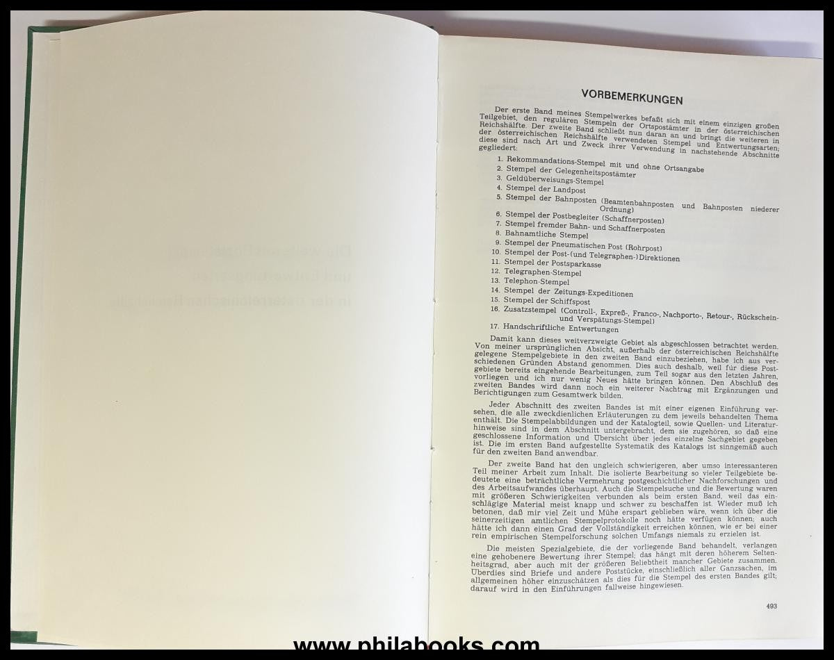 Klein, W., Postal cancellations and other cancellations ...