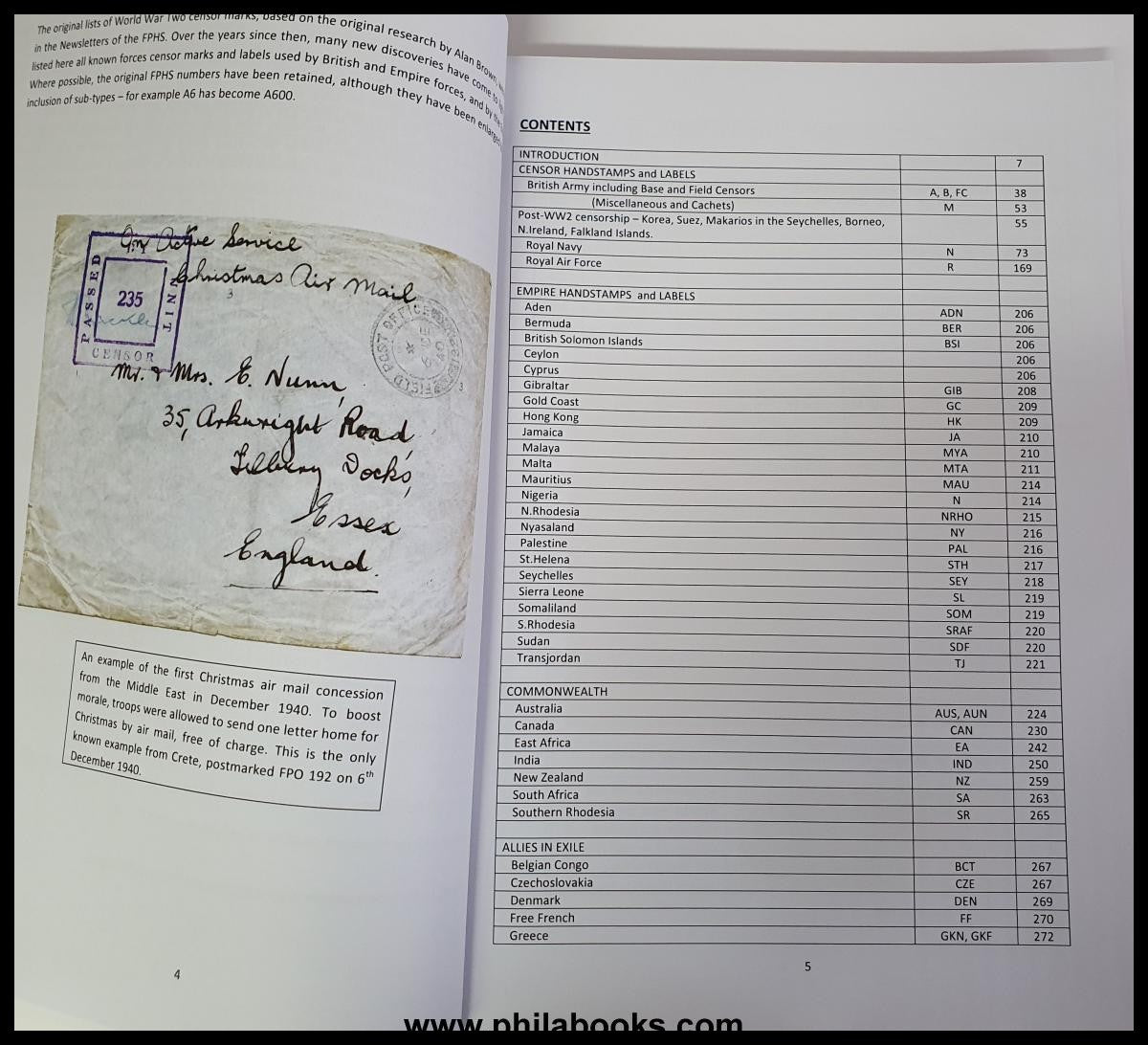 Colley, Dr. N., World War Two Censor Marks (2nd edition), A priced ...