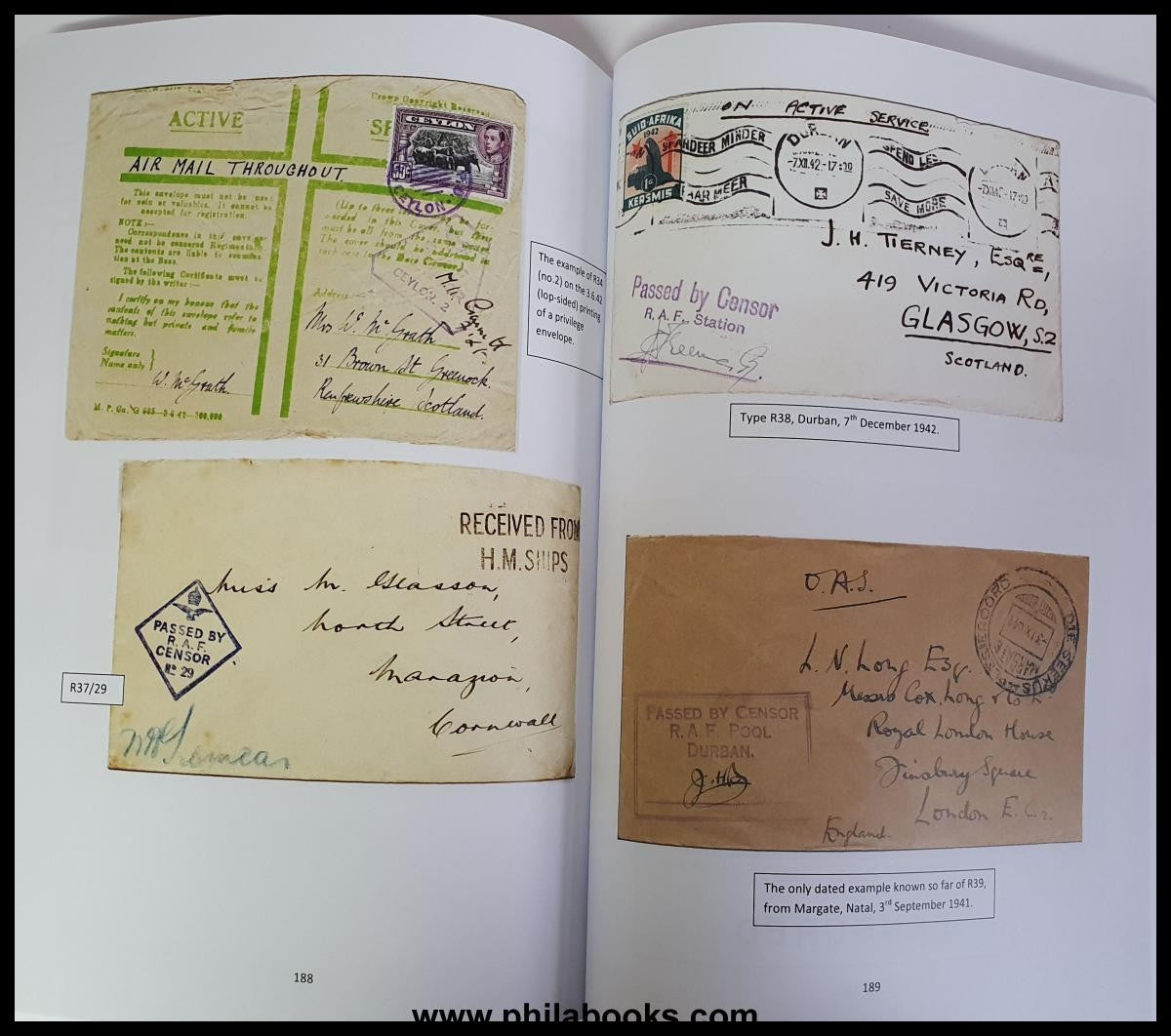 Colley, Dr. N., World War Two Censor Marks (2nd edition), A priced ...