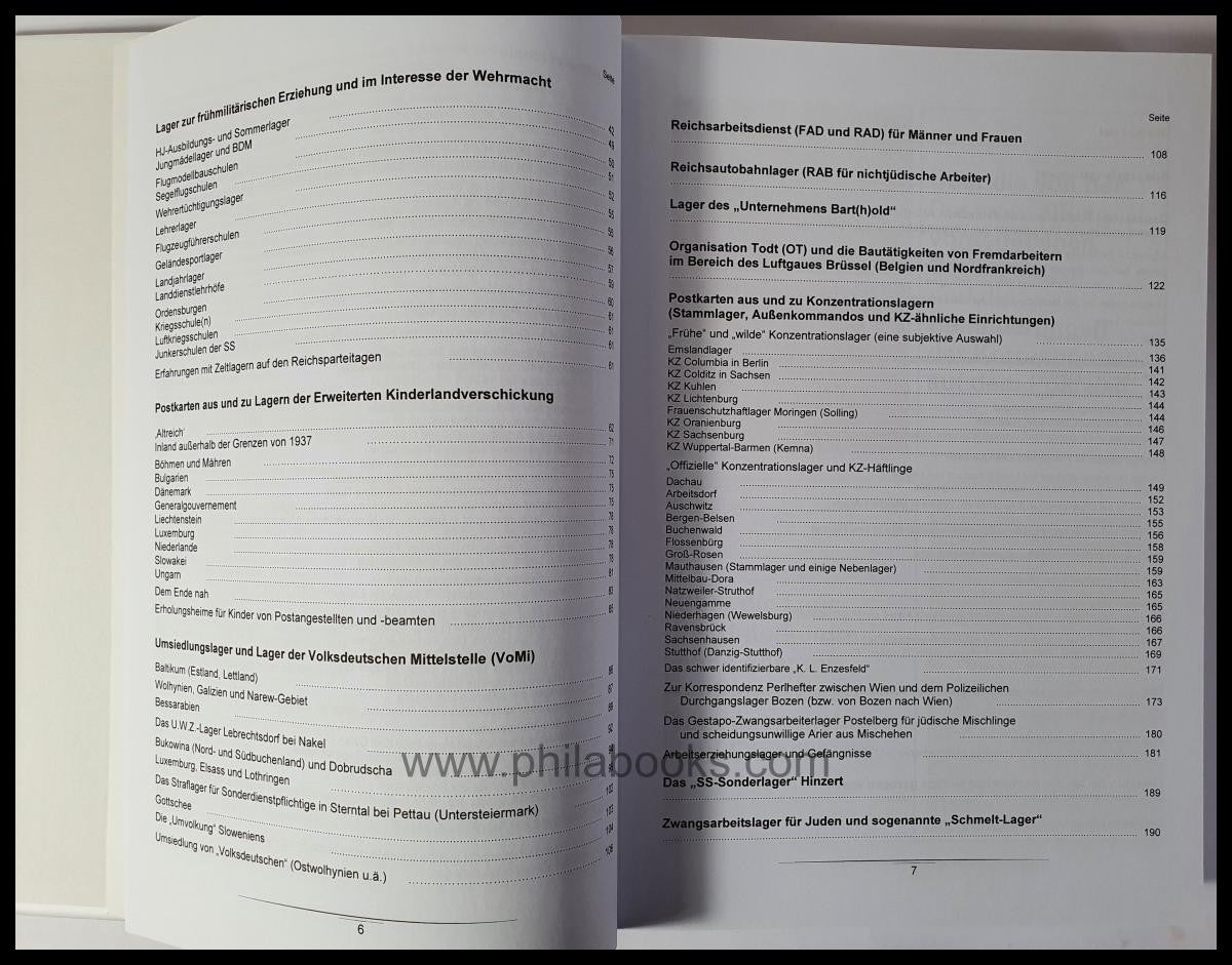 Frech, Hanspeter: Postcards 1933-1945 from or to Nazi camps of all...