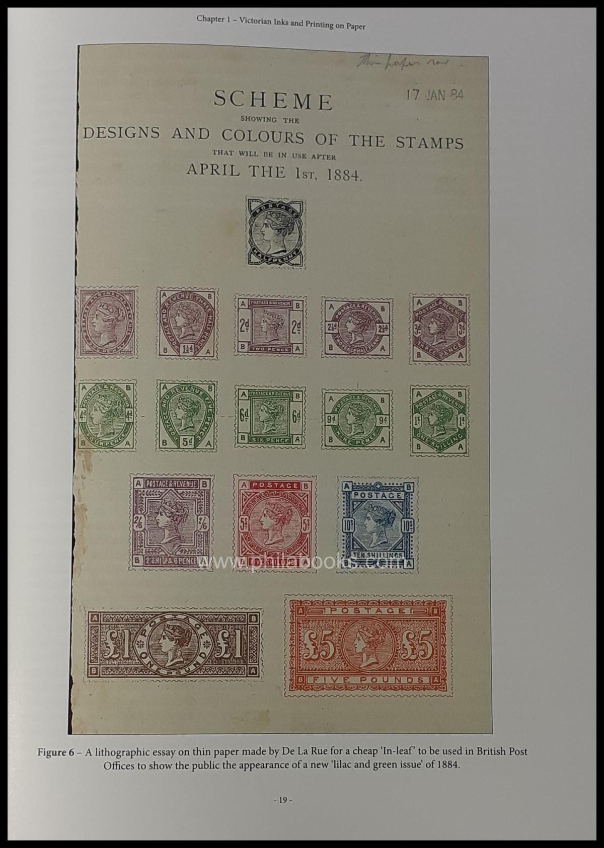 Young, P., The Inks of De La Rue & Co.
and their introduction of  ...