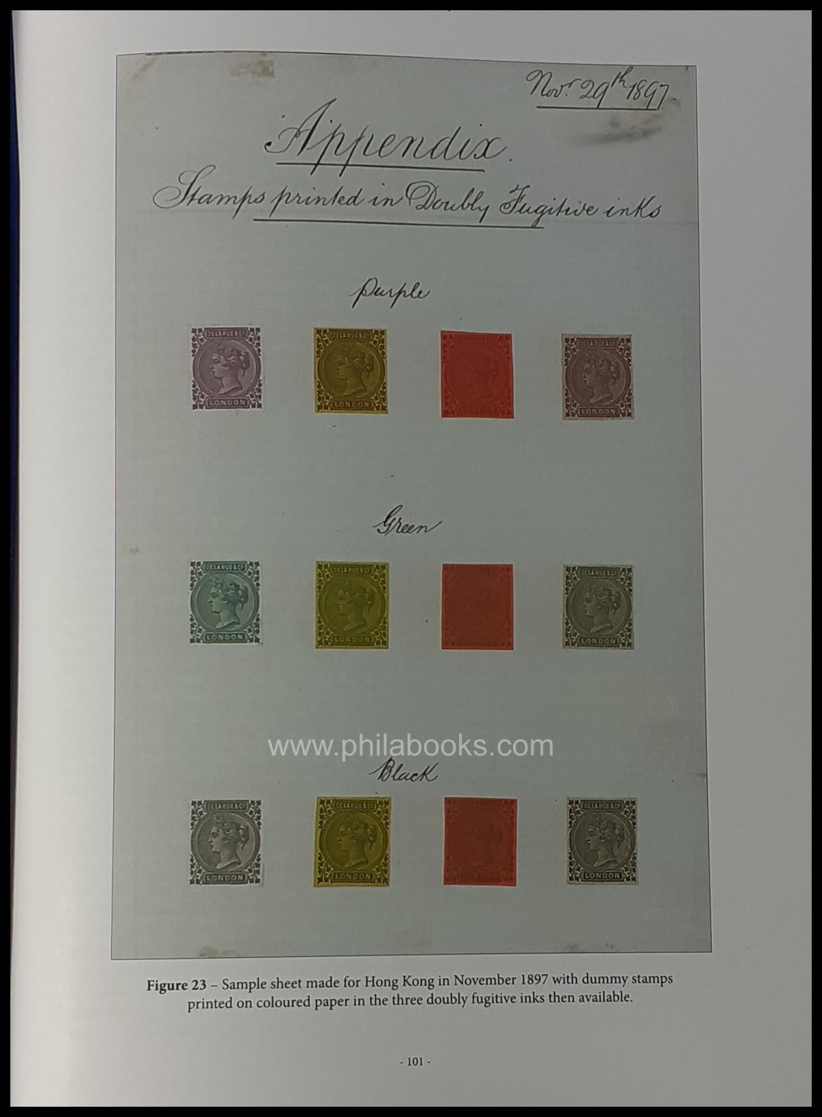 Young, P., The Inks of De La Rue & Co.
and their introduction of  ...