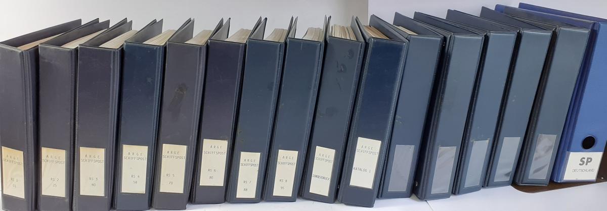 ArGe Schiffspost, Rundbriefe Nr. 1-129, ex 1969 bis Dezember 2009 ...