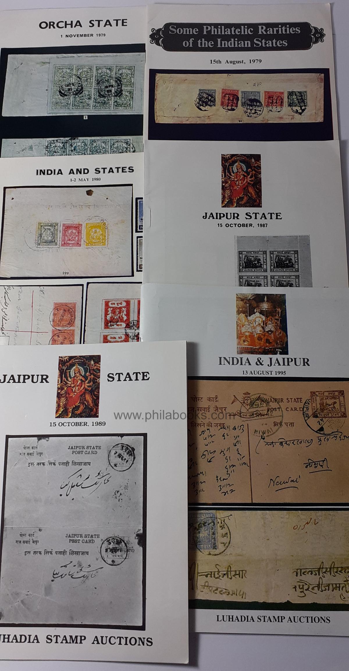 Indian auction catalogs with a focus on Indian states, from a ...