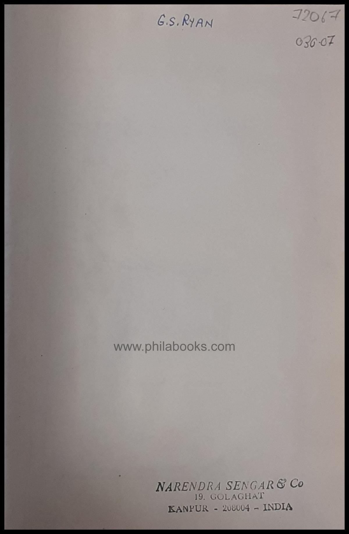 Government of India Press, Memoranda on The Indian States, 1938, G...