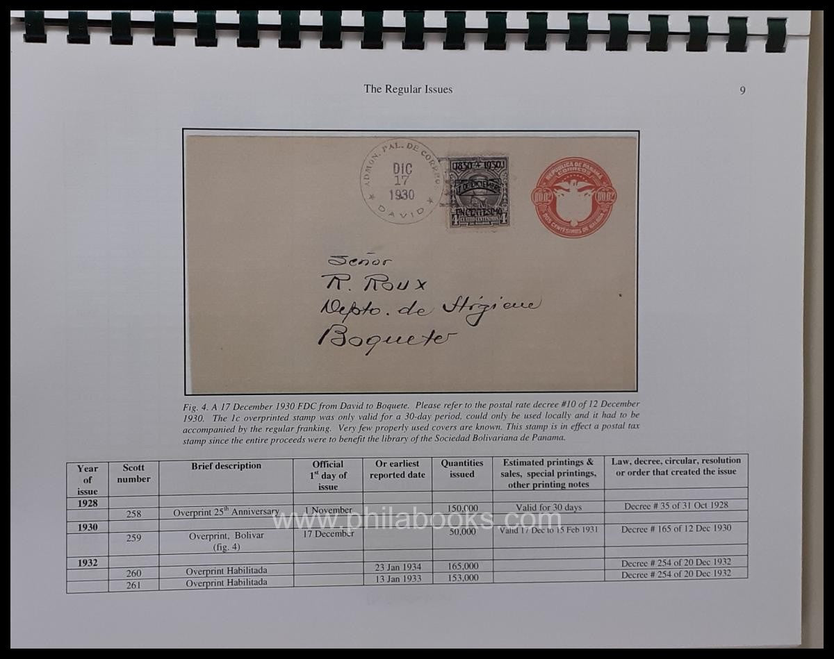 Brid, F.A., The Stamps of Panama 1878-2007: Vital Statistics, A Ha ...