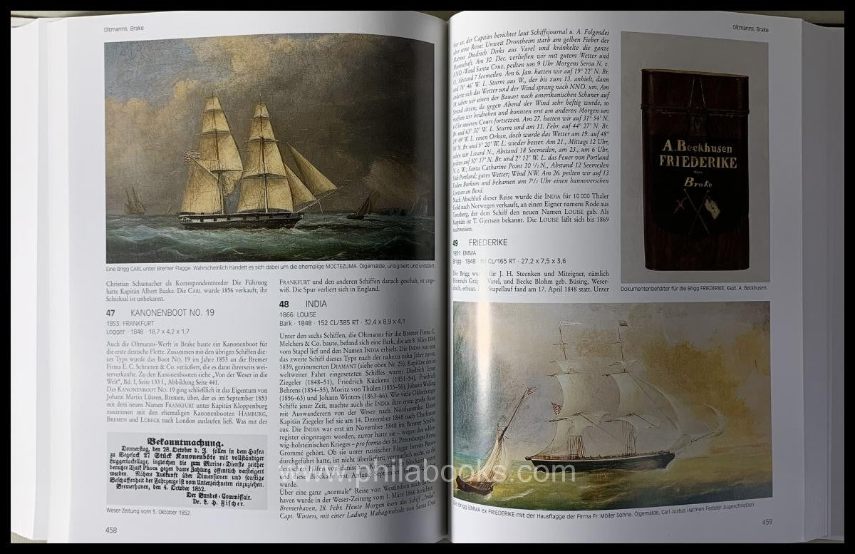 Pawlik P.-M., Von der Weser in die Welt, 2 Bände, erschienen 1993 ...