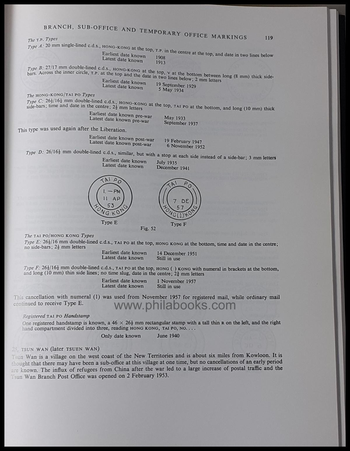 Webb, FW, The Philatelic and Postal History of Hong Kong and the ...