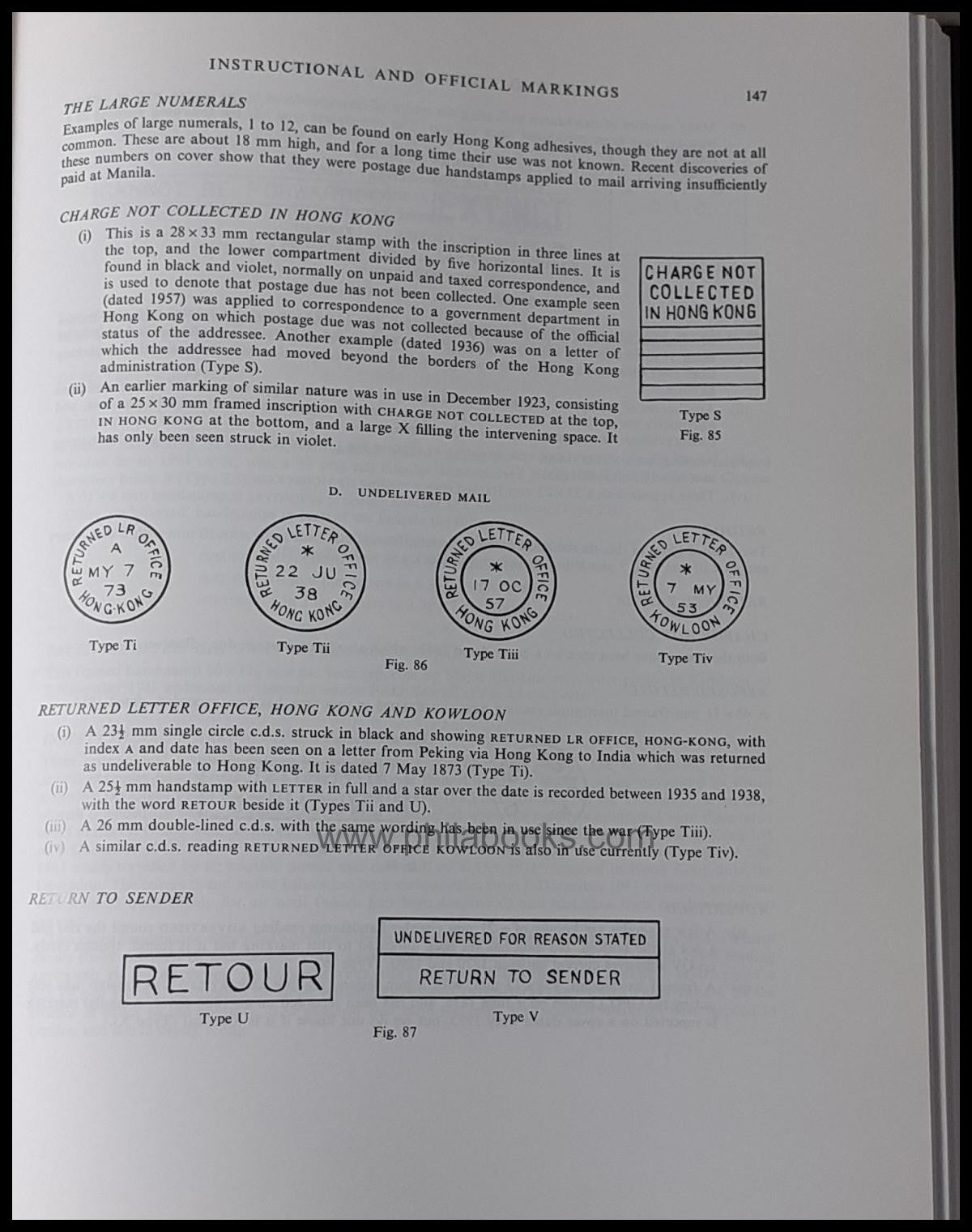 Webb, FW, The Philatelic and Postal History of Hong Kong and the ...
