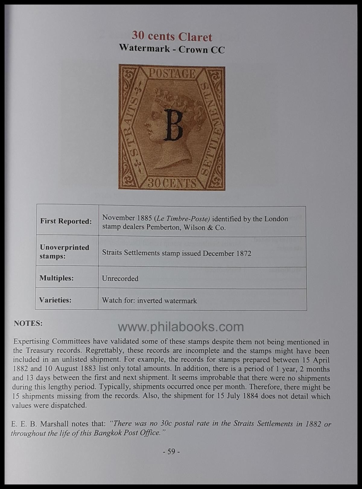 Houde, Michel R.: British Consulate Post Office at Bangkok 1855 to ...