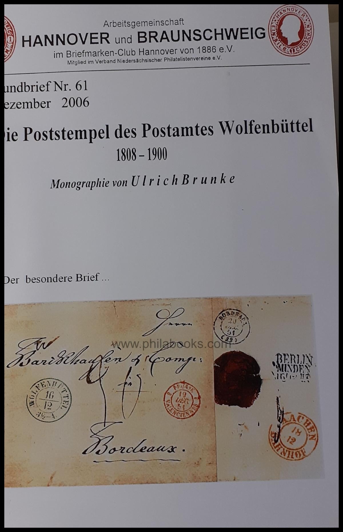 Arge Hannover, hier die Rundbriefe Nr 44-82 aus Dezember 1996 bis ...