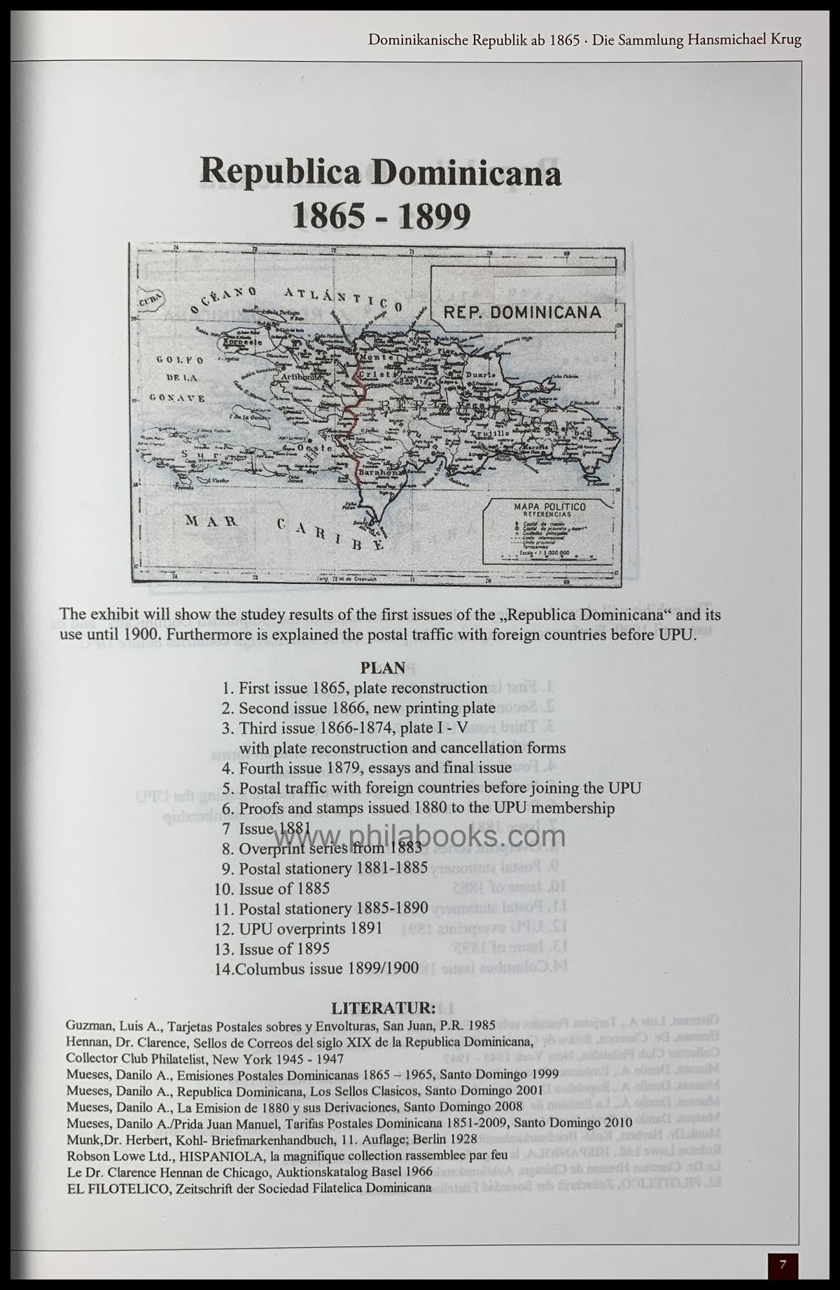 Dominikanische Republik, Die Sammlung Hansmichael Krug, 2021, Priv ...