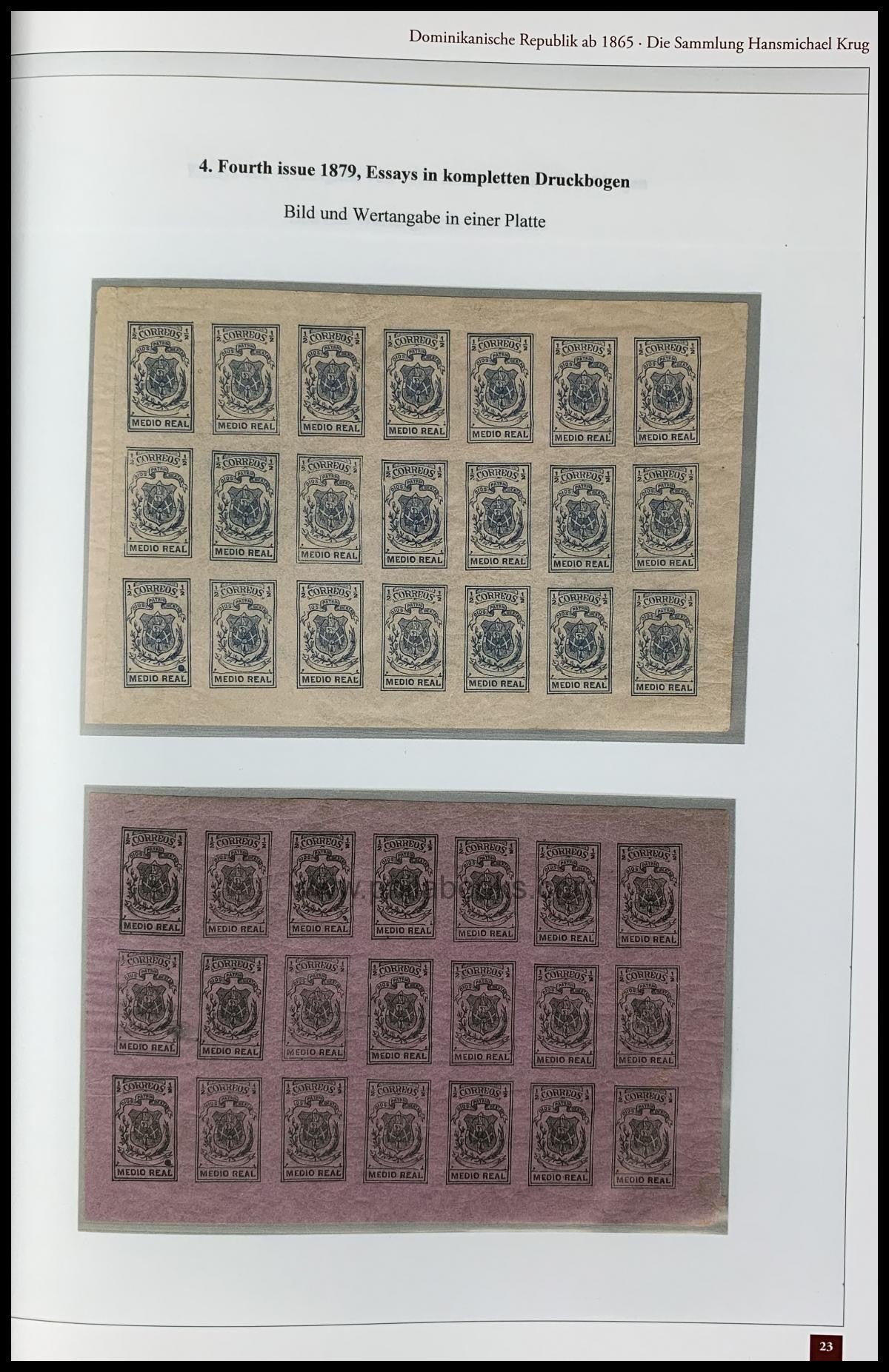 Dominikanische Republik, Die Sammlung Hansmichael Krug, 2021, Priv ...