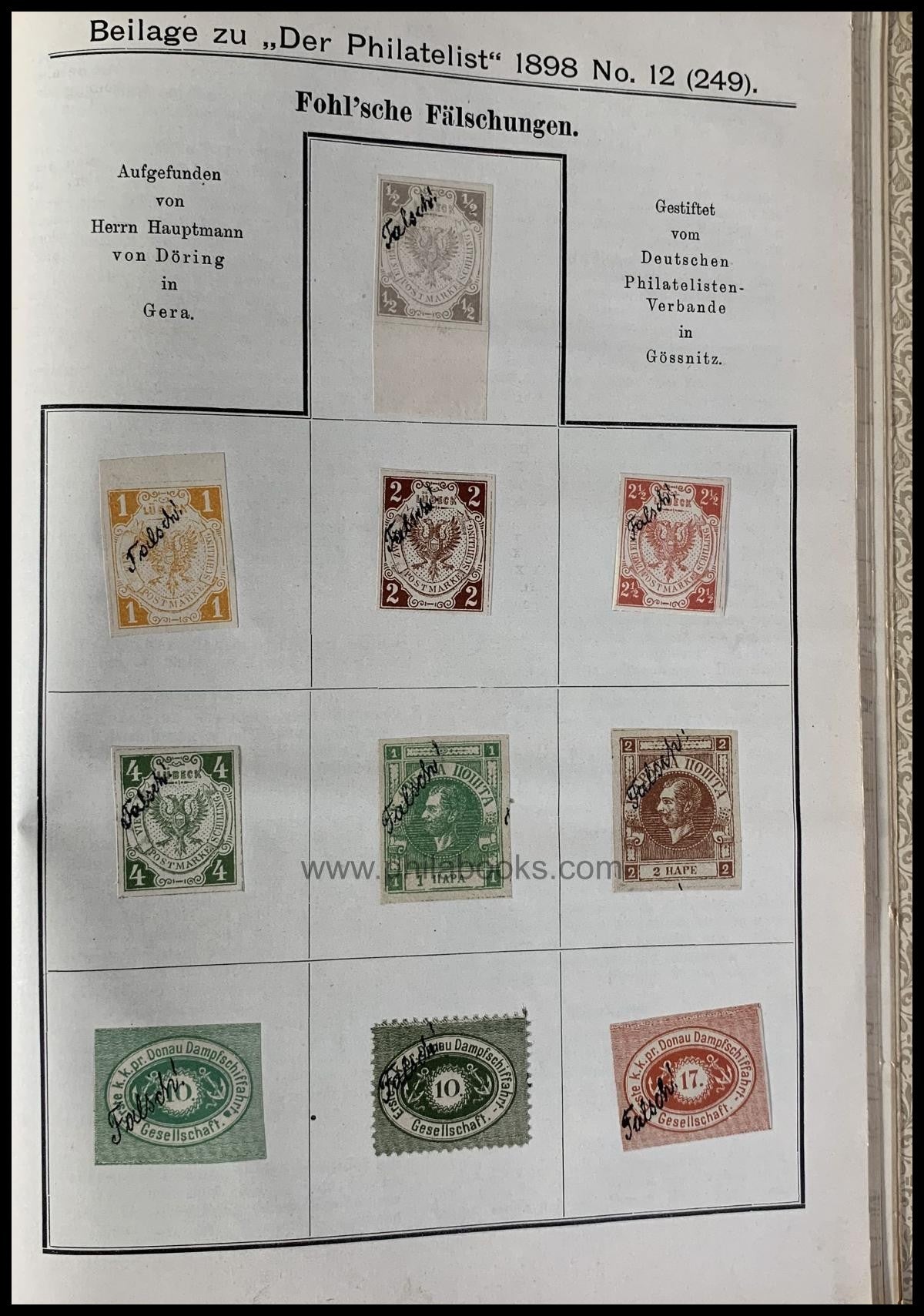 Der Philatelist, bekannt gute Zeitschrift des Dresdner Philatelist ...