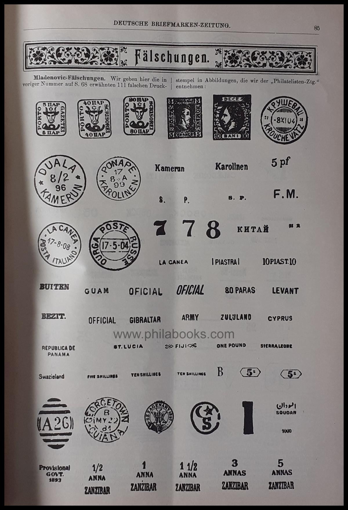 Deutsche Briefmarken-Zeitung, Illustrierte Zeitschrift für Postwer ...
