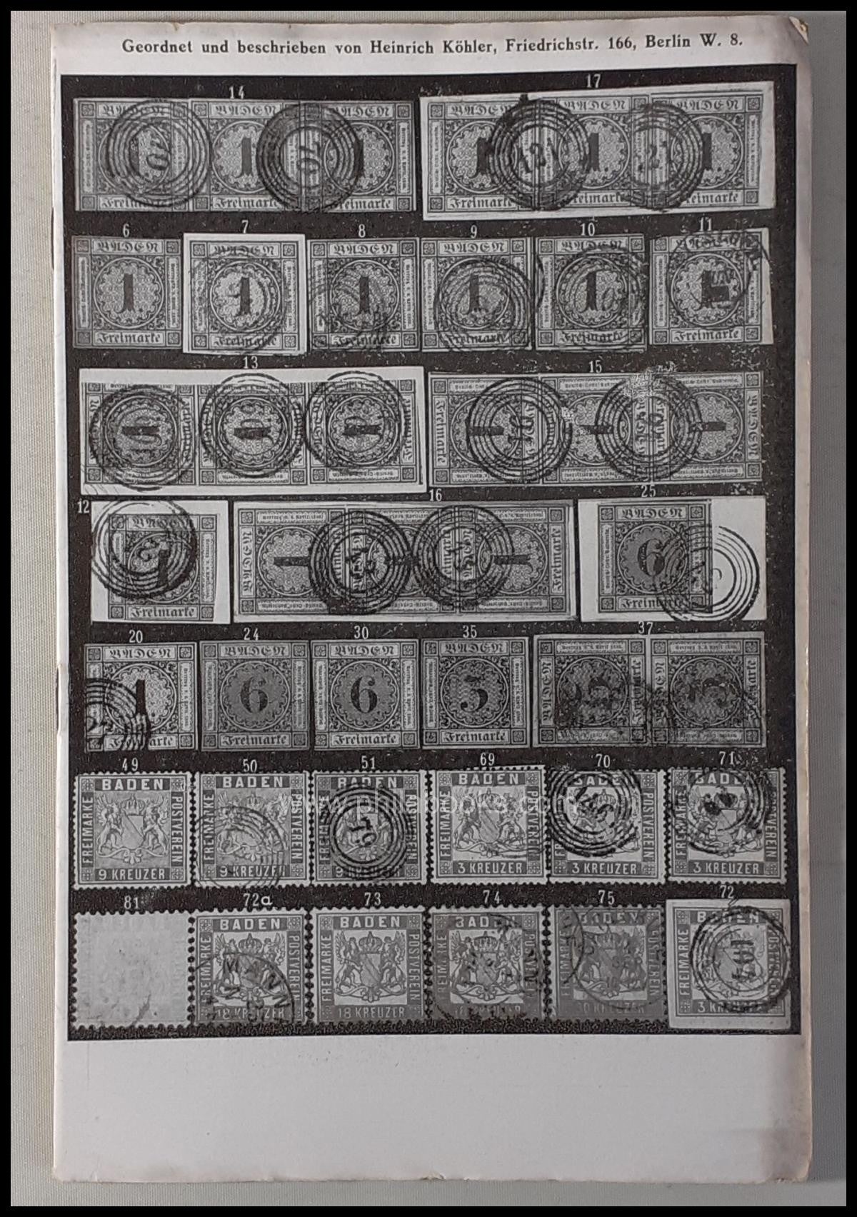 Heinrich Köhler, Auction 024, 1921-05