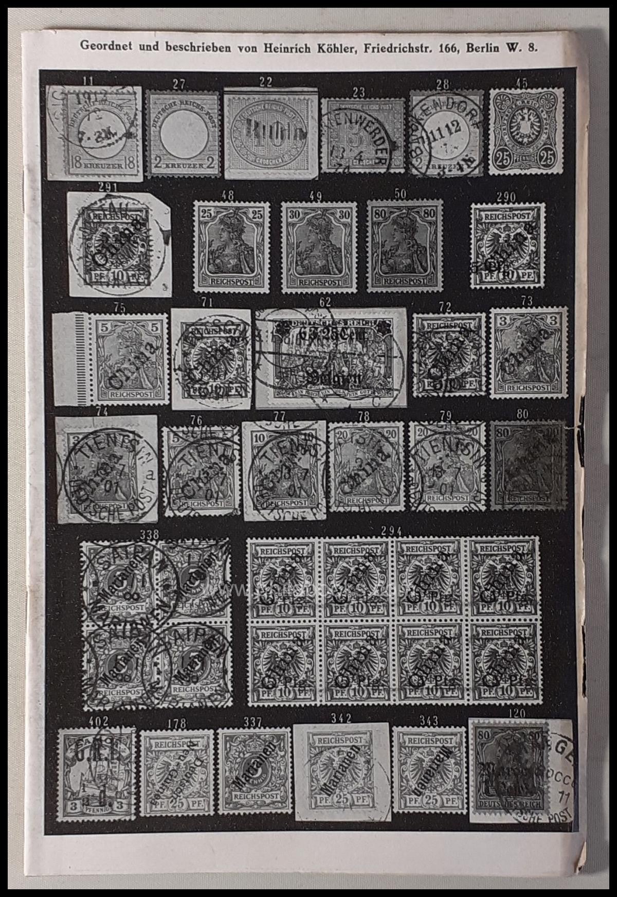 Heinrich Köhler, Auction 025, 1921-11