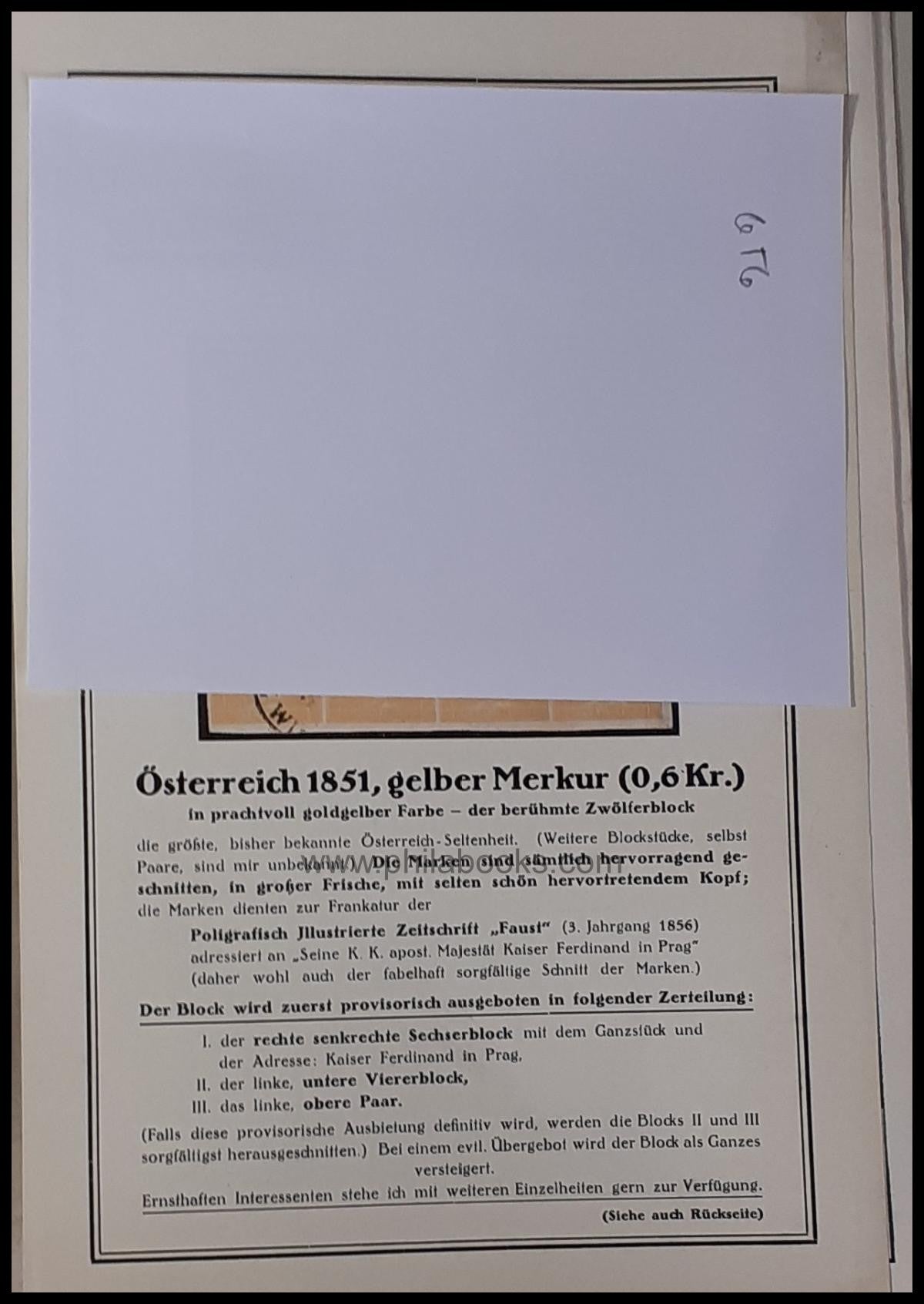 Heinrich Köhler, Auction 046, 1927-03