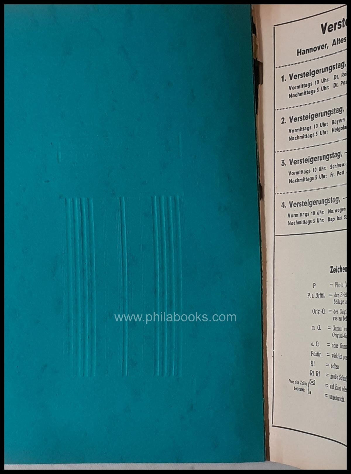 Heinrich Köhler, Auction 061, 1929-05