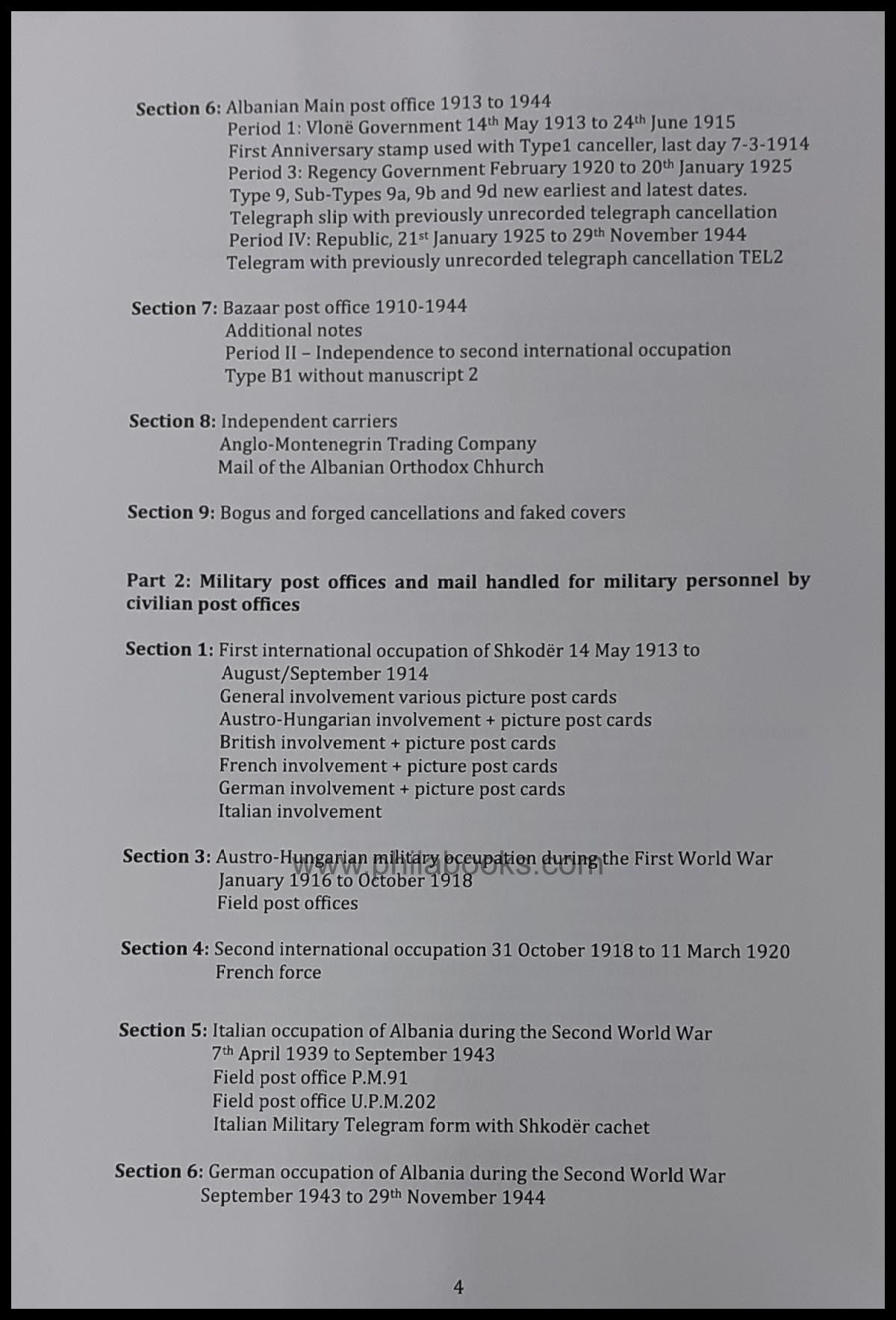 Kelion, JL, Addendum to The Postal History of Shkoder, Postal a ...