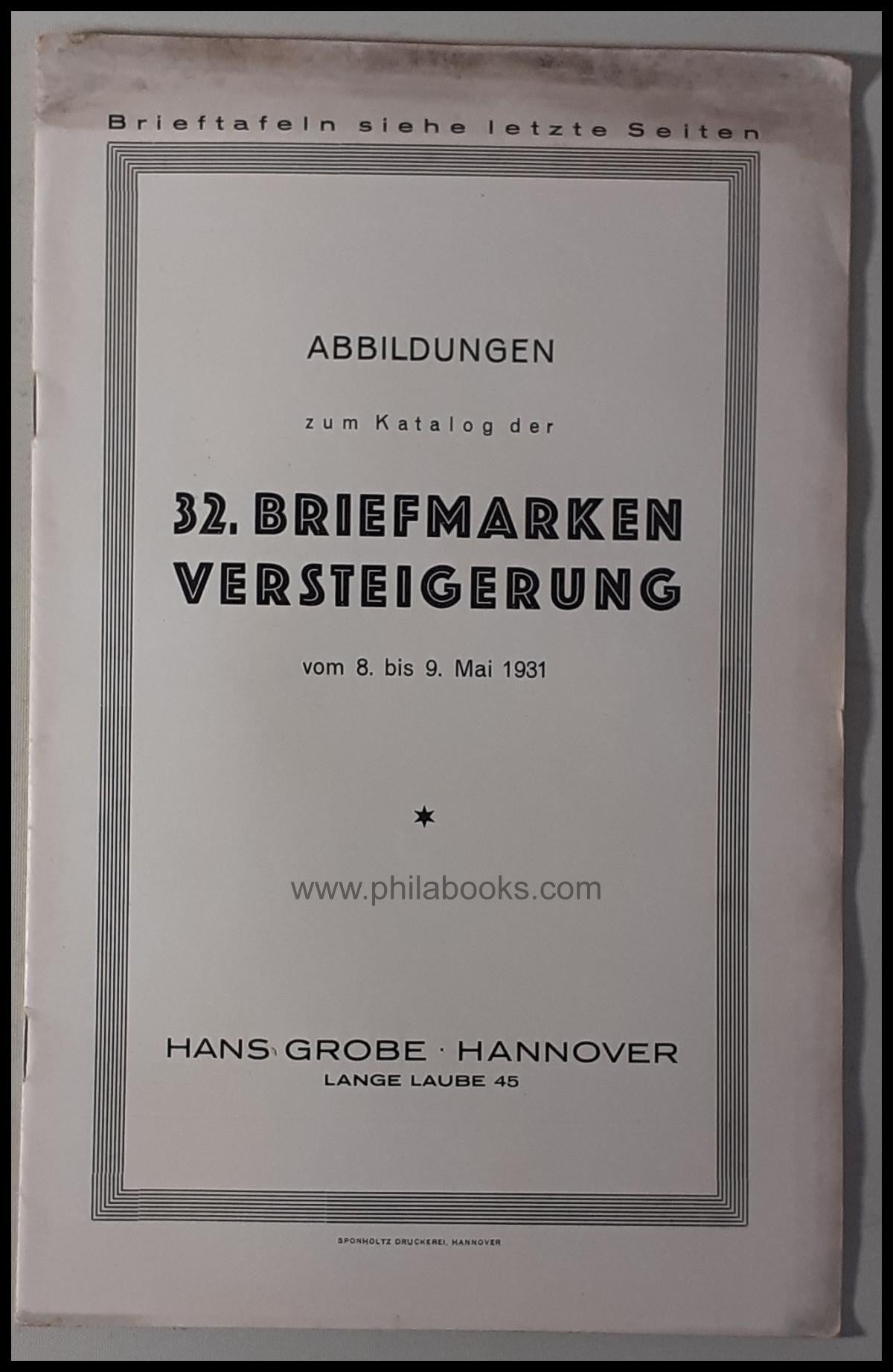 Grobe, Auction 032, 1931-05
