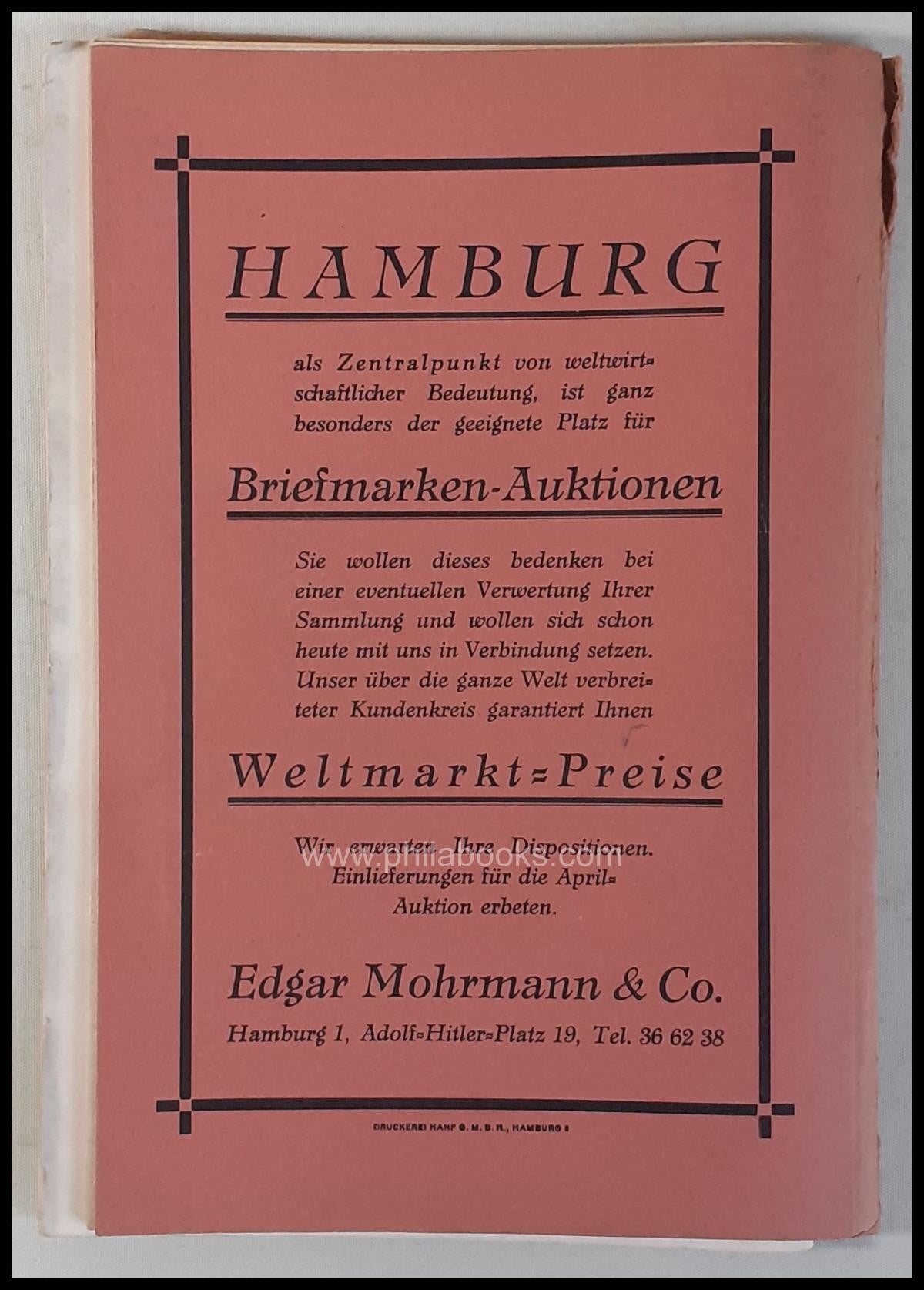 Mohrmann-Munich, Auction 022, 1934-02