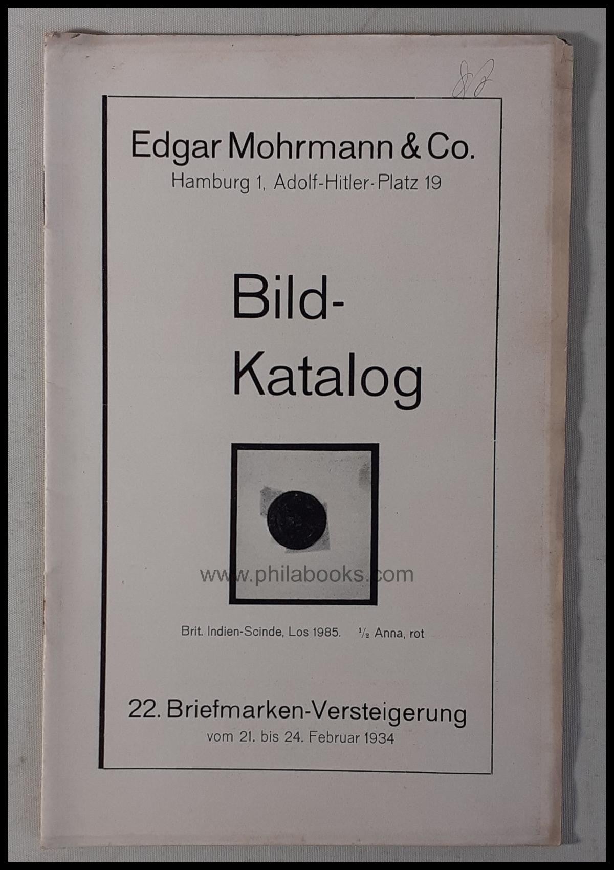 Mohrmann-München, Auktion 022, 1934-02