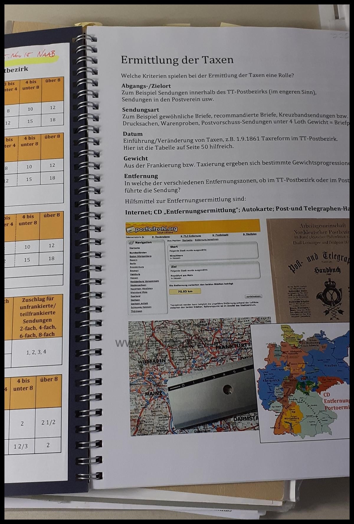 Währungen und Posttarife zur Zeit des Deutsch-Österreichischen Pos ...