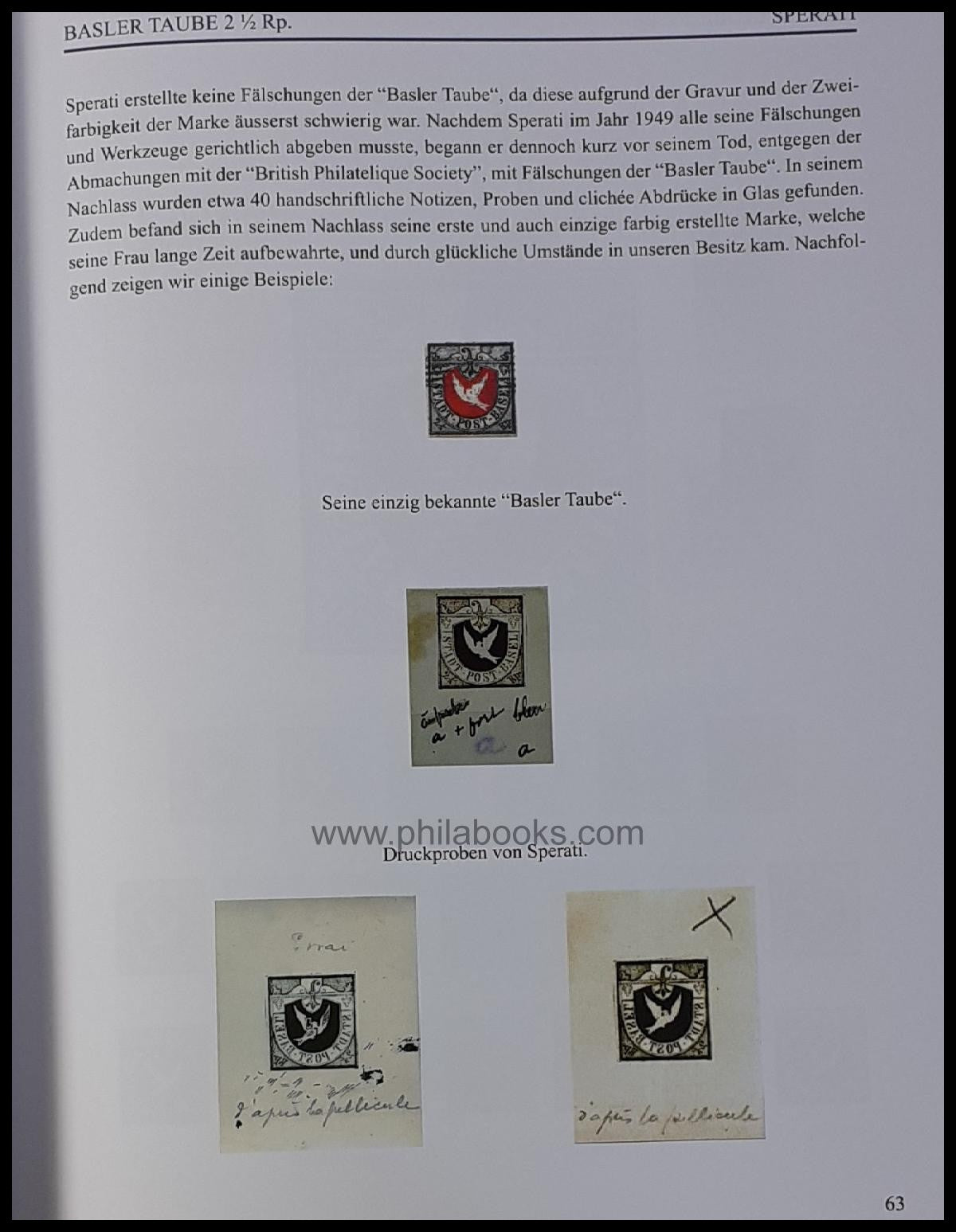 Schäfer, Richard: Cantonal brands of Switzerland, real-false-adulterated, ...