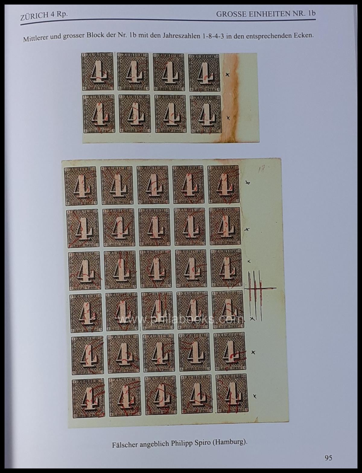 Schäfer, Richard: Cantonal brands of Switzerland, real-false-adulterated, ...