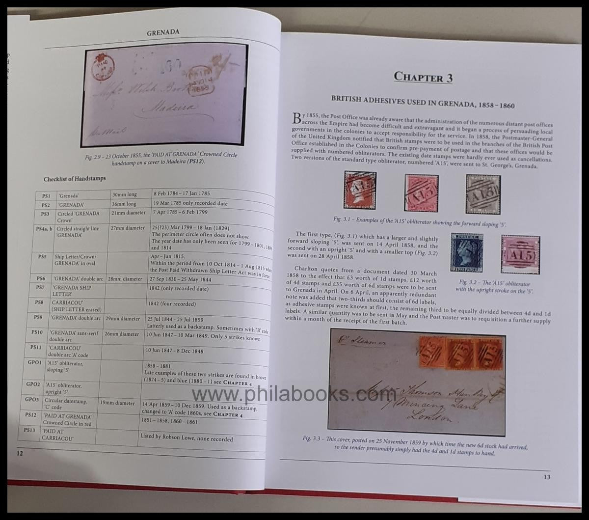 Pearce, T., Grenada, The Stamps and Postal History from 1763-1952, ...