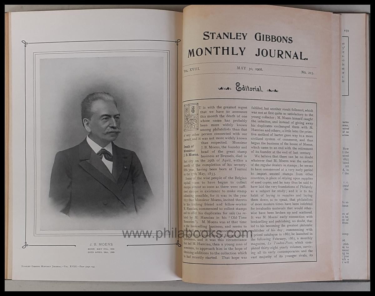 Stanley Gibbons Monthly Journal, Vol. XVIII, July 1907 to June 190 ...