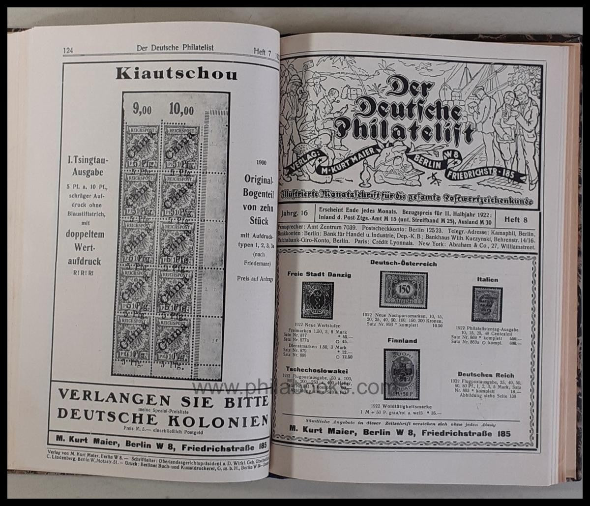 The German Philatelist, illustrated magazine for the entire...