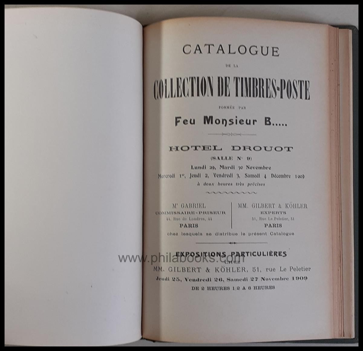 Gilbert/Köhler, auction, 1909-03 'Mirabaud'