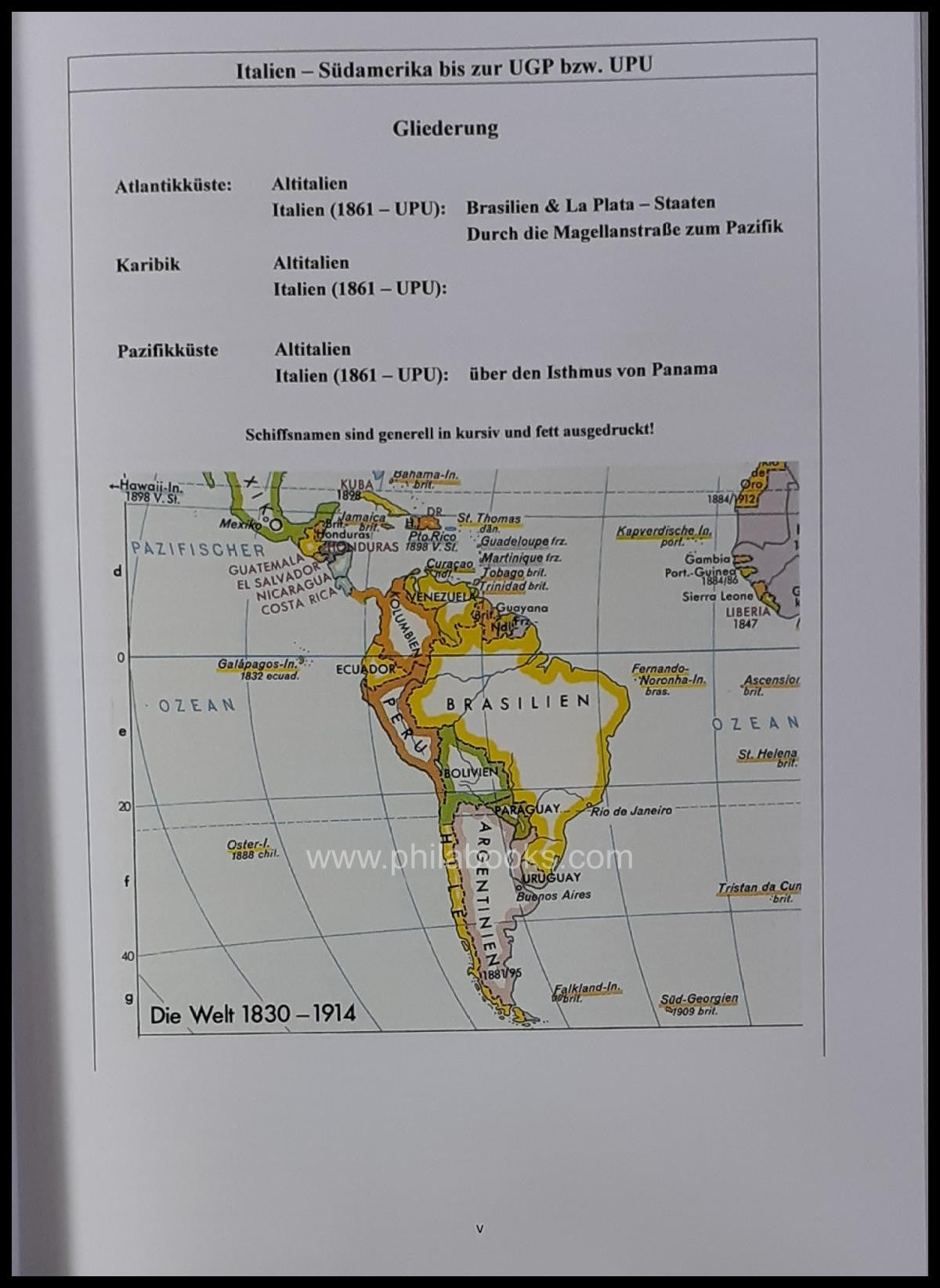 Maritime Italy -South America before UPU, the Michael Amplatz Coll ...