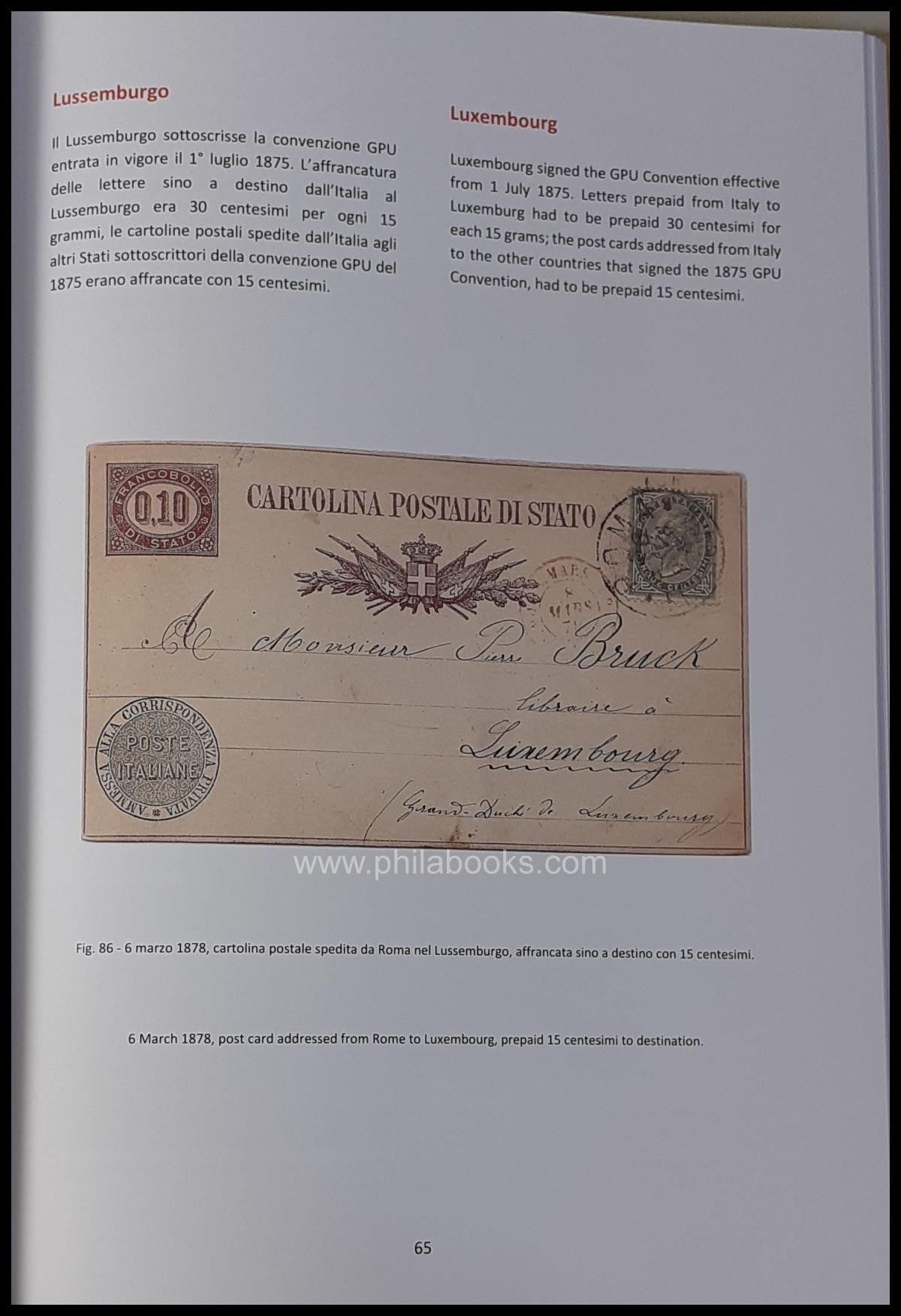 Mentaschi, Mario/ Nembrini, Giovanni: Mail addressed from Italy to ...