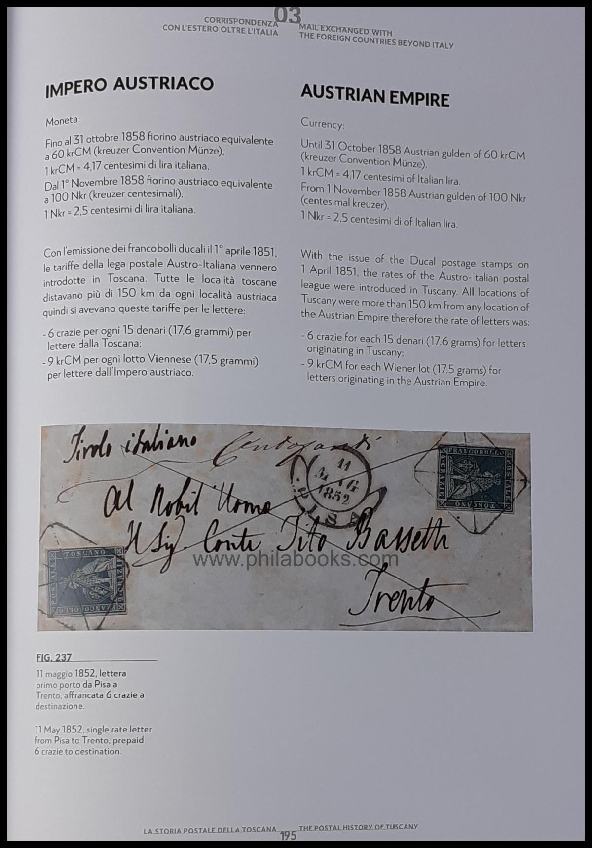 Mentaschi, Mario/ Morani, Vittorio, La Storia Postale delle Toscan ...