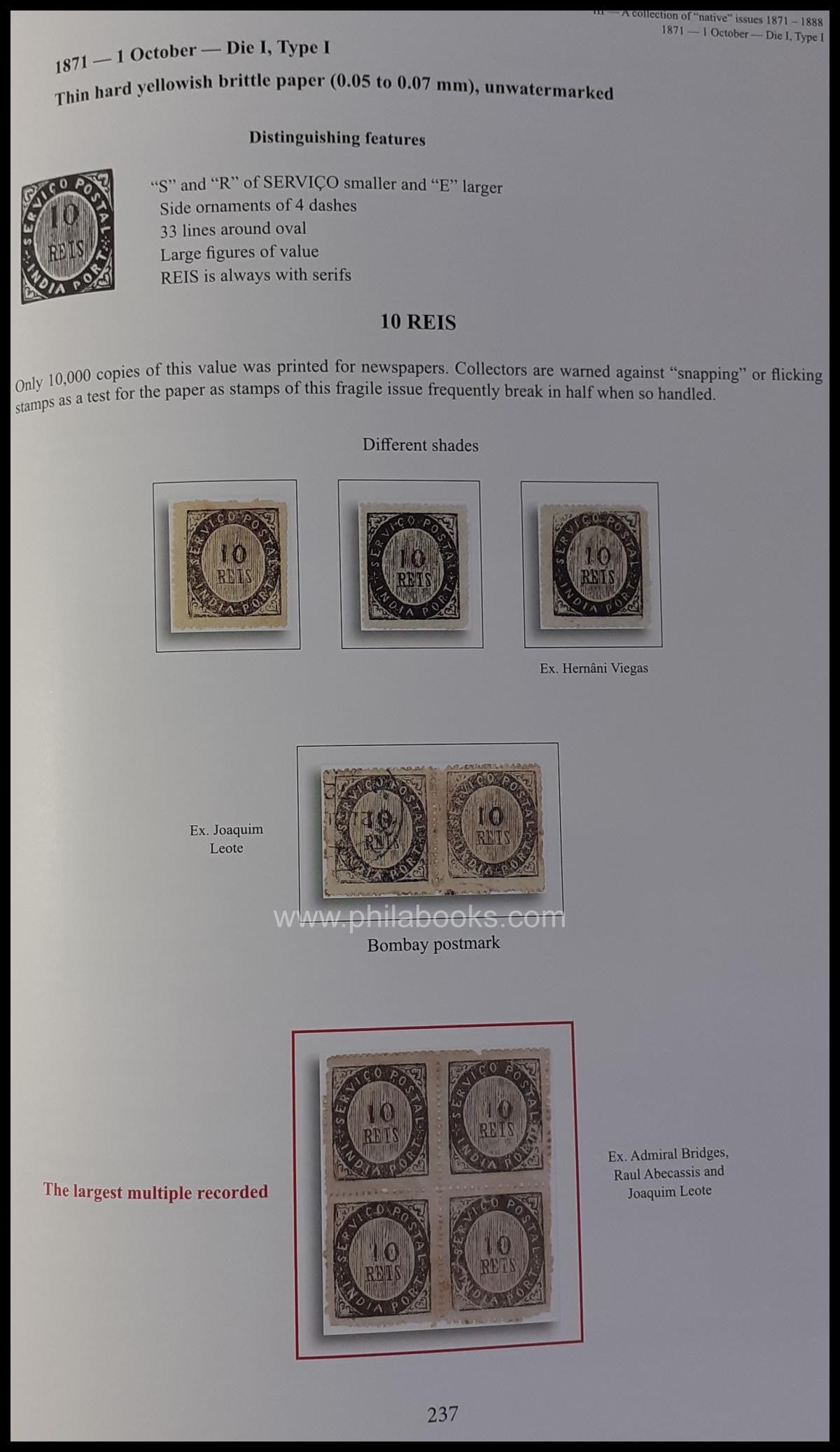 Barreiros, Luis & Eduardo: Portuguese India, Postal History and the ...