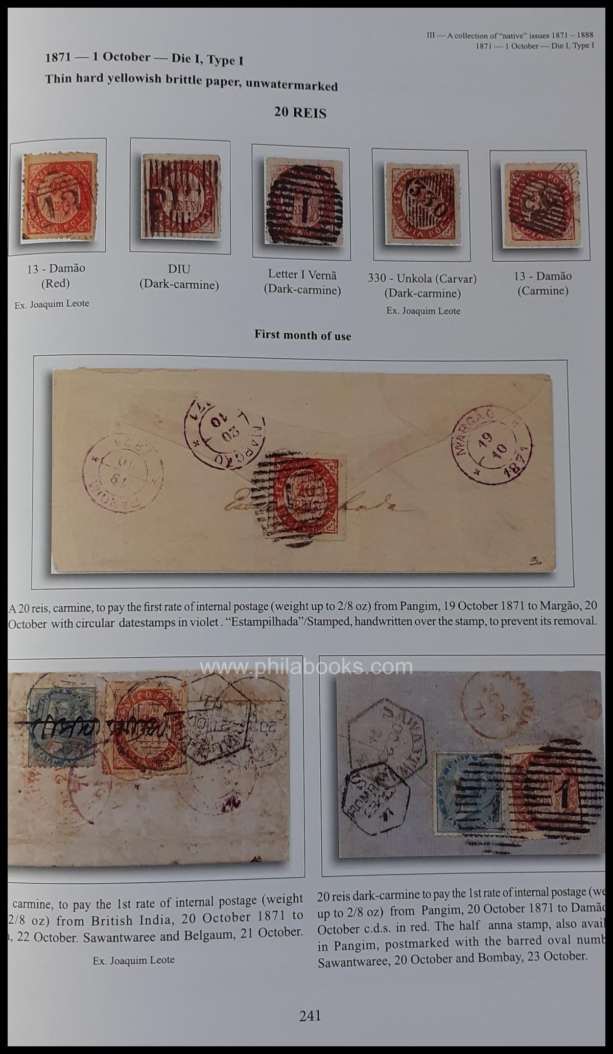 Barreiros, Luis & Eduardo: Portuguese India, Postal History and the ...