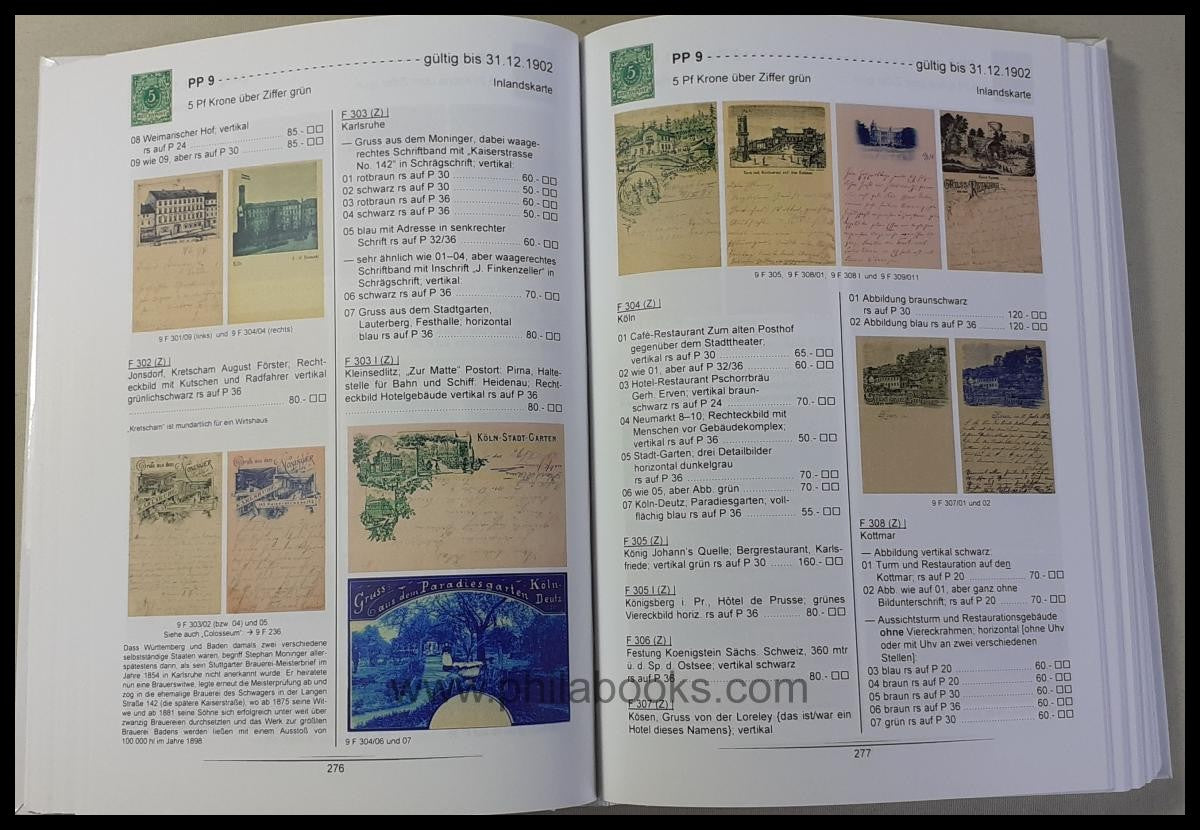 Frech/Mette/Werner, Privatpostkarten-Katalog Deutsche Reichspost v ...
