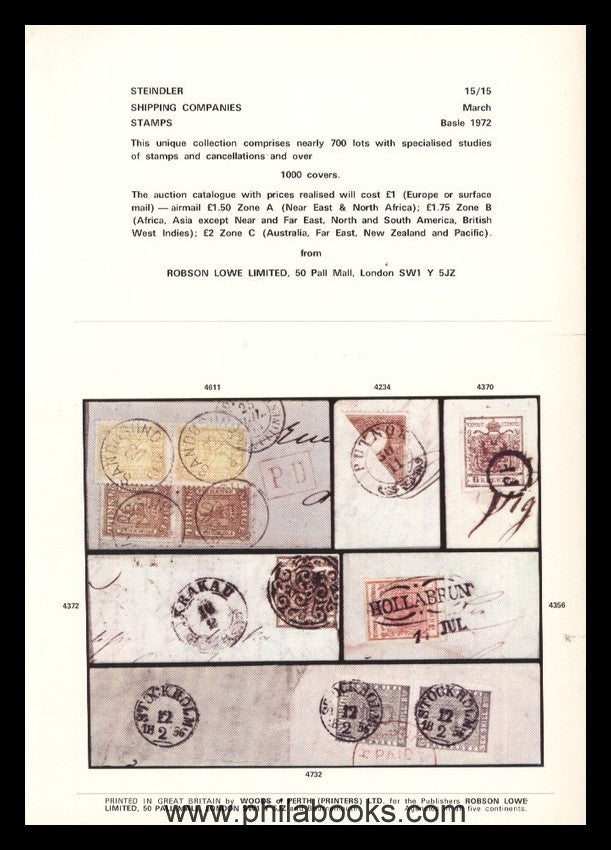RobsonLowe-Basel, Auktion, 1971-10 'Senior'