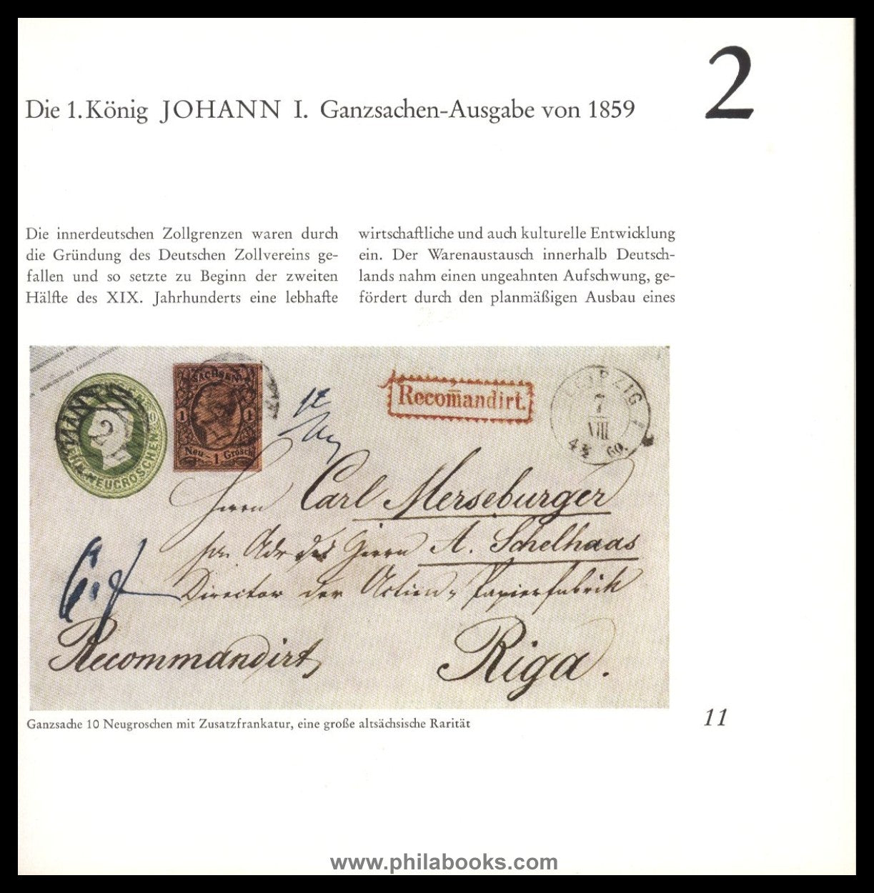 Köth/Springer, The 'Franco-Couverts' of the Royal Saxon Post ...